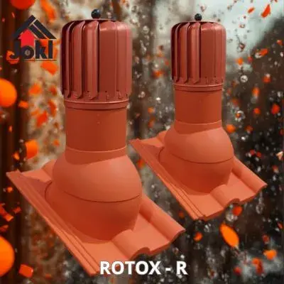 ROTOX - R - Střešní větrací komínek s turbínou pr. 150 mm. Jokl, vše pro střechu.